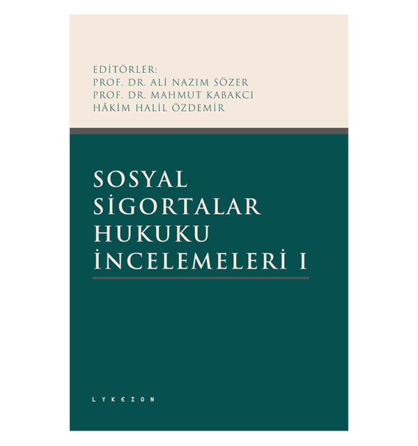 Ön Kapak SSHİ1 (Web Sitesi)